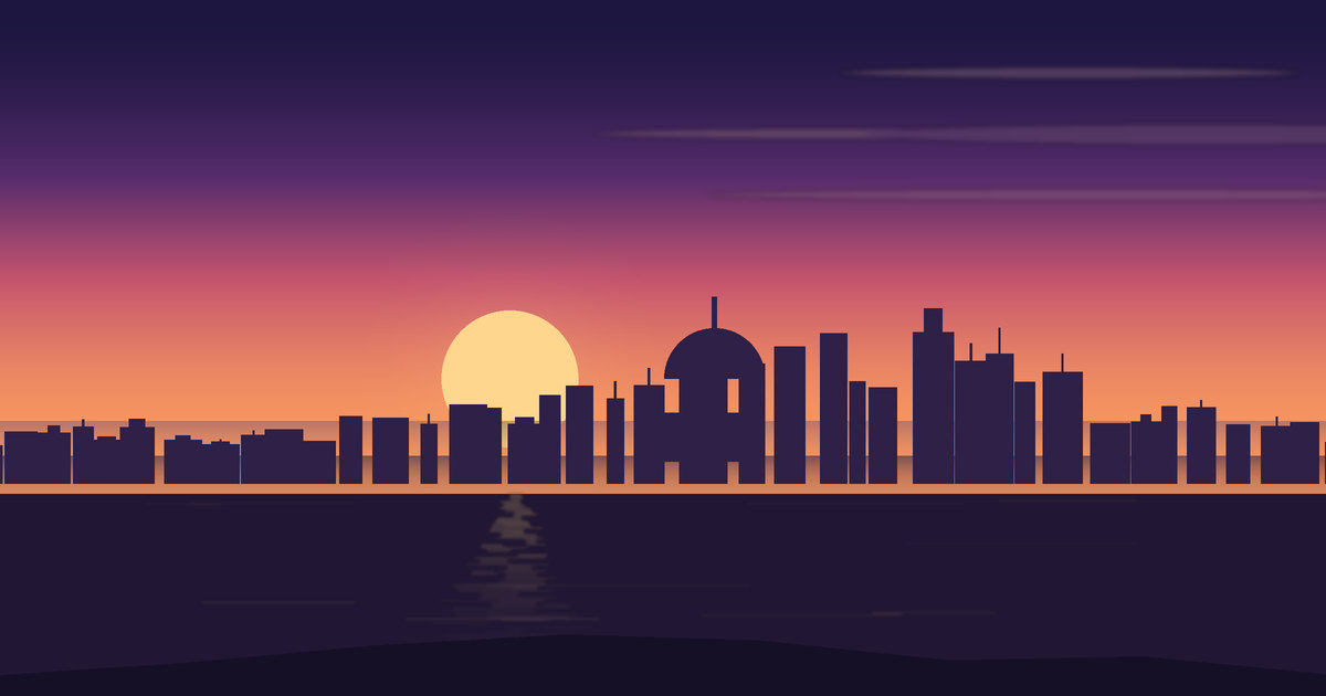 Illustrated view of Boston