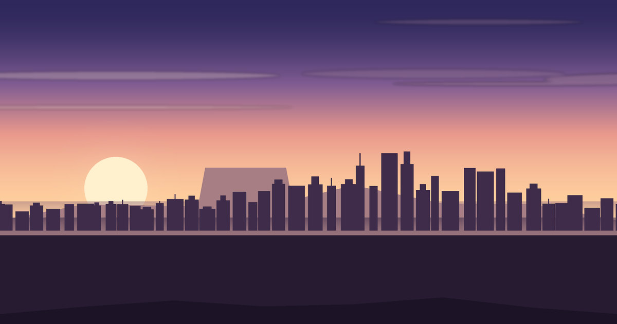 Illustrated view of Kyoto